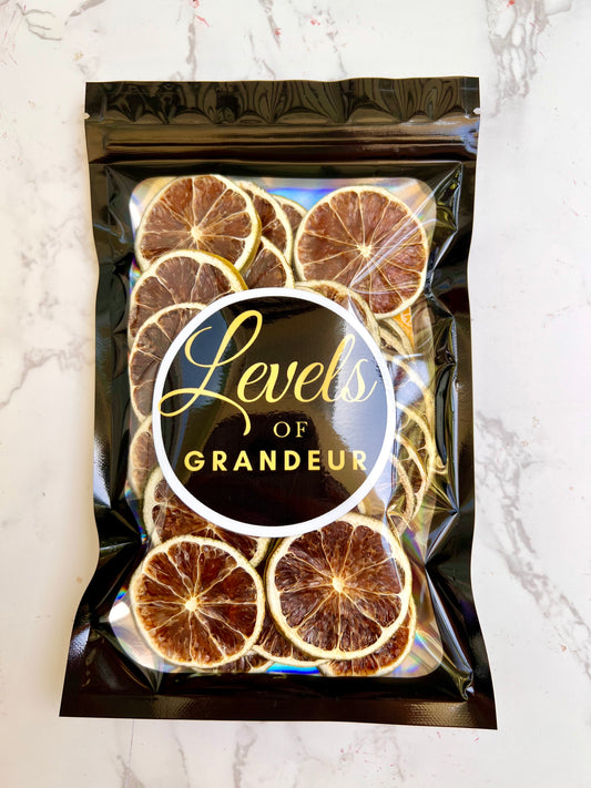 Dehydrated Lime Wheel Garnishes