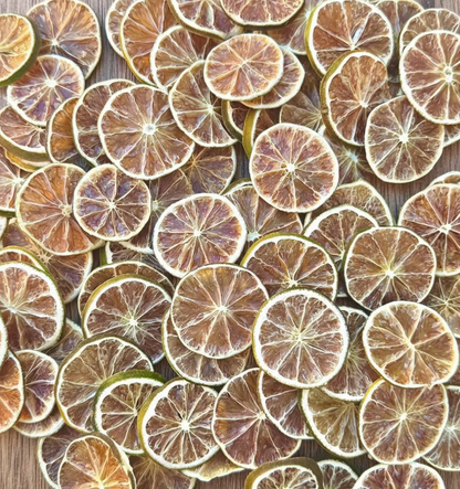Dehydrated Lime Wheel Garnishes